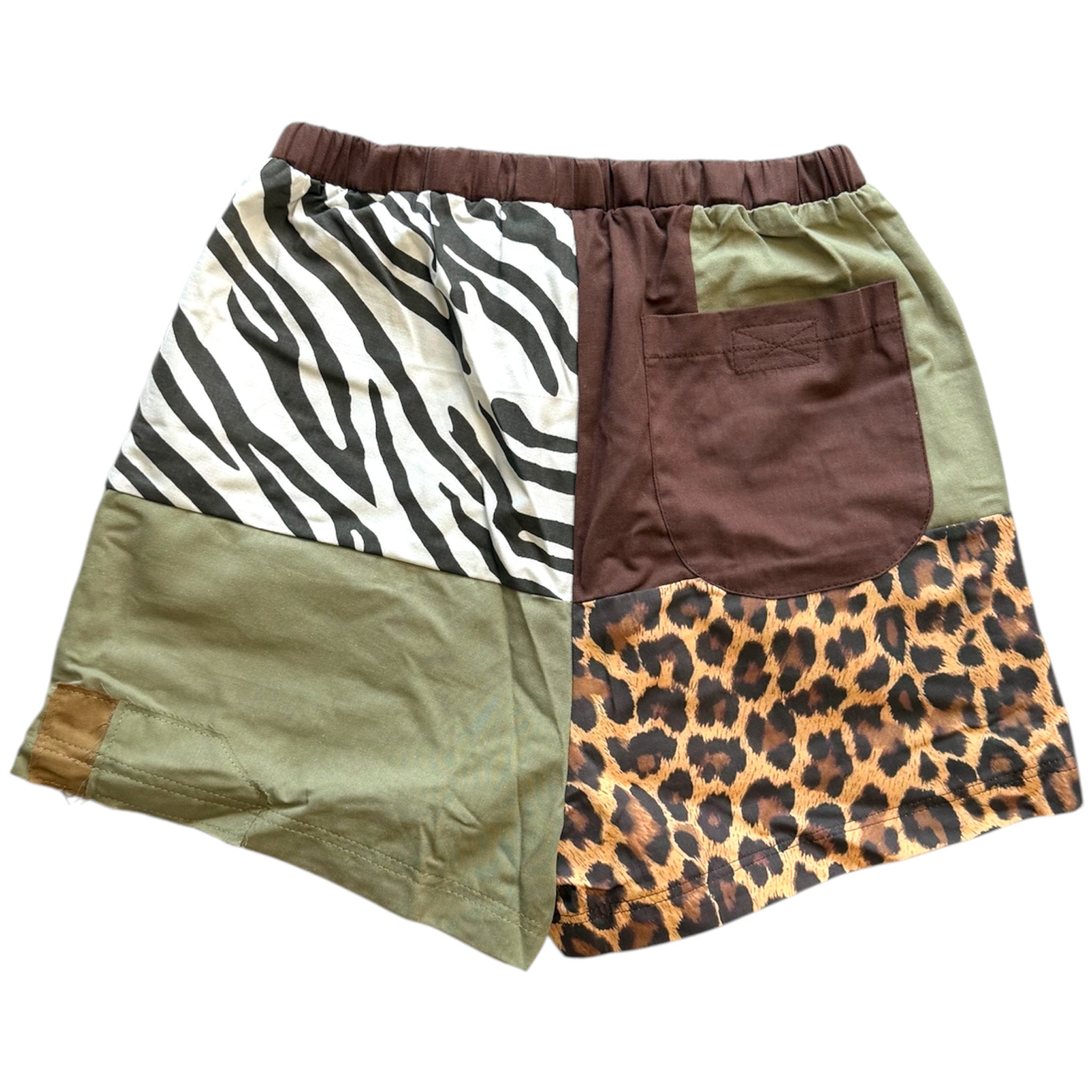 Into the Wild Patchwork Cargo Shorts