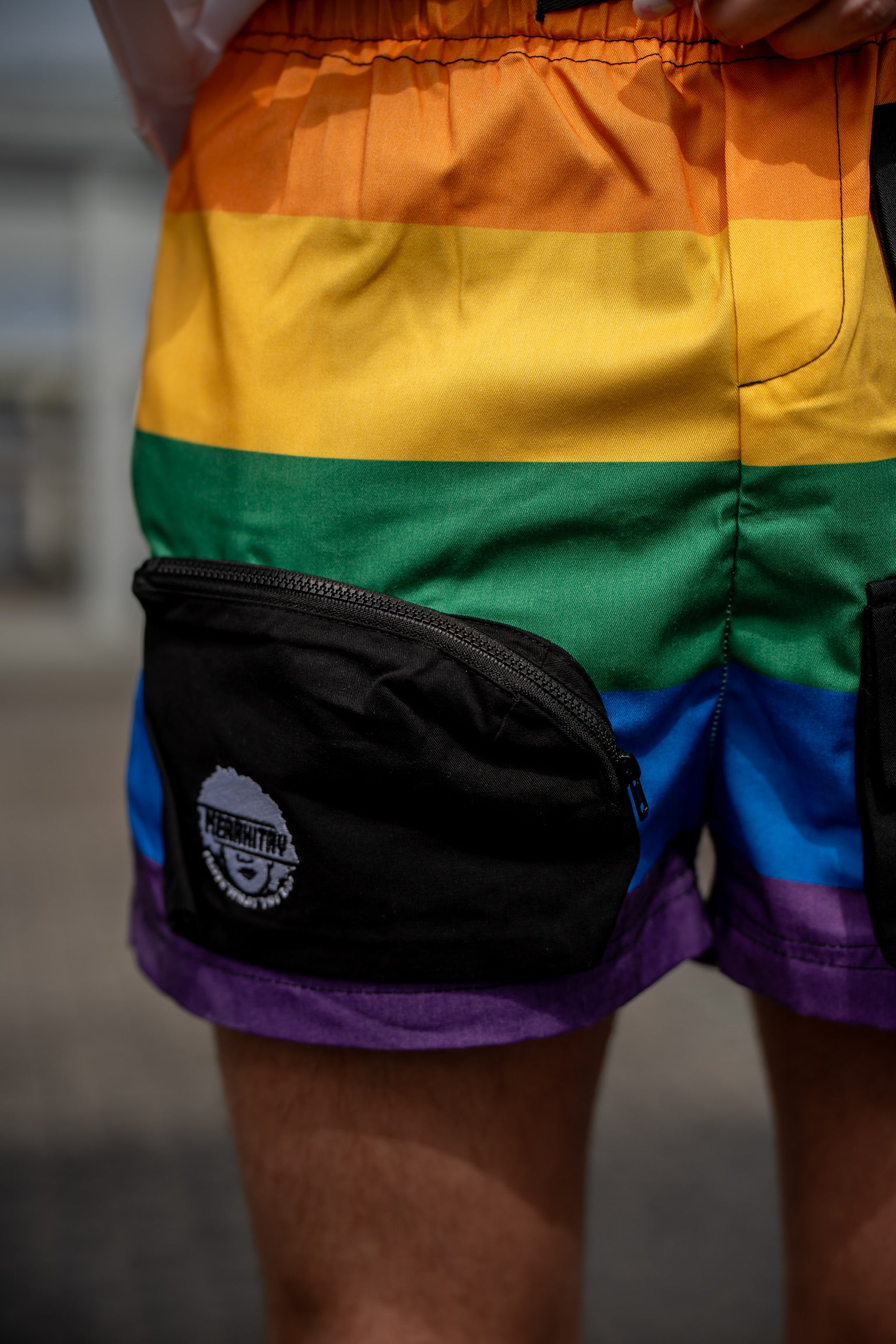【SCENERITY】Pastel cargo shorts Pastel cargo shorts - SCENERITY | 60% - Asian Fashion Online