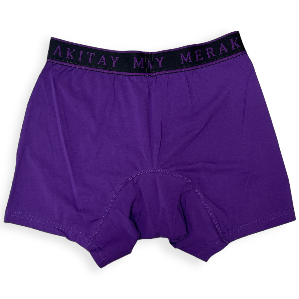 MerakiTay Royalty Purple with Black Boxer Briefs