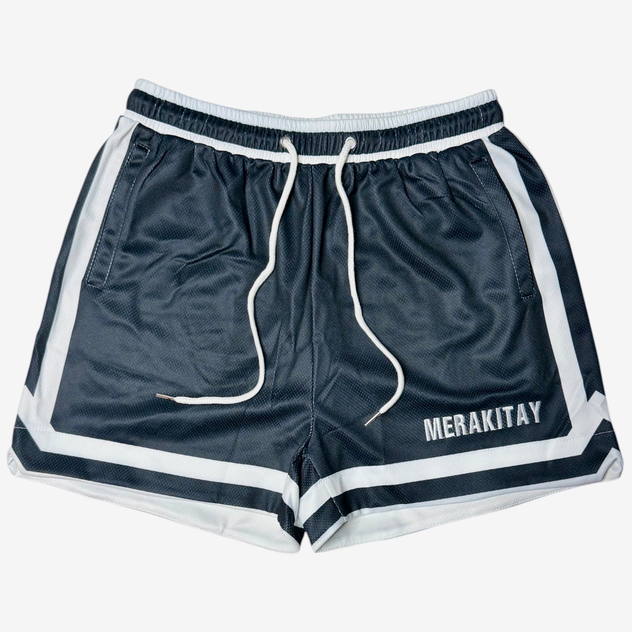 MerakiTay | Black Retro Shorts