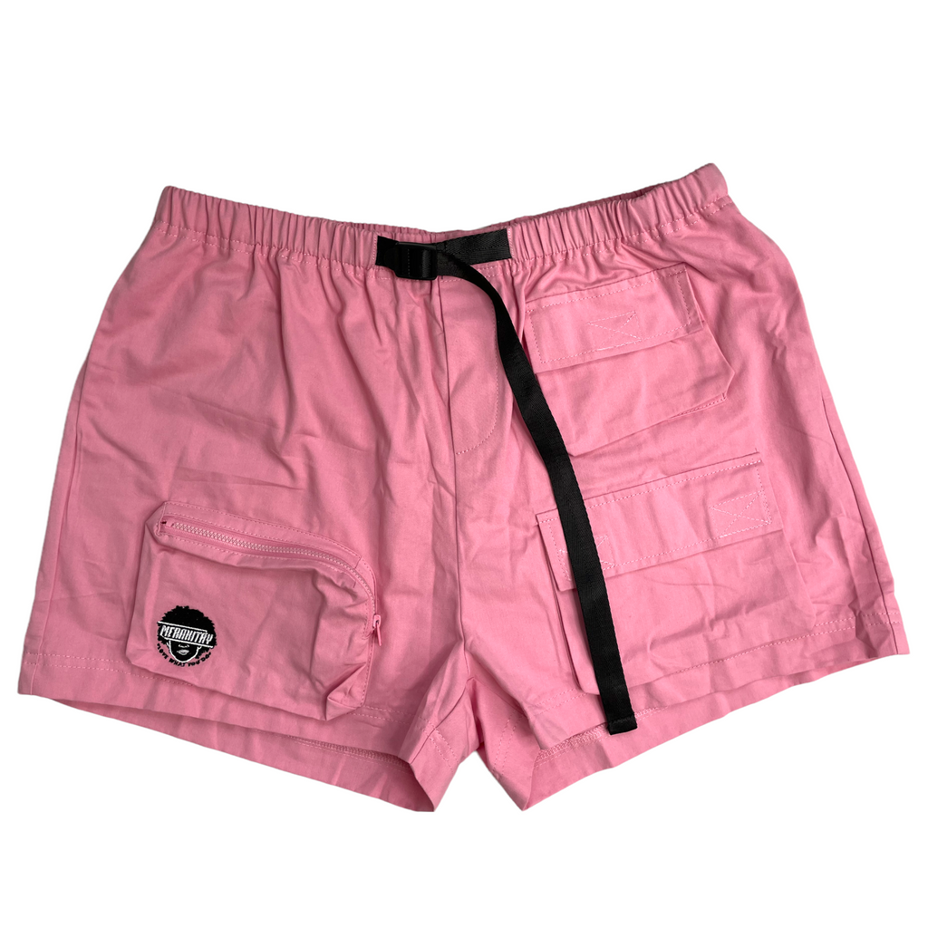 MerakiTay Pink Cargo Shorts