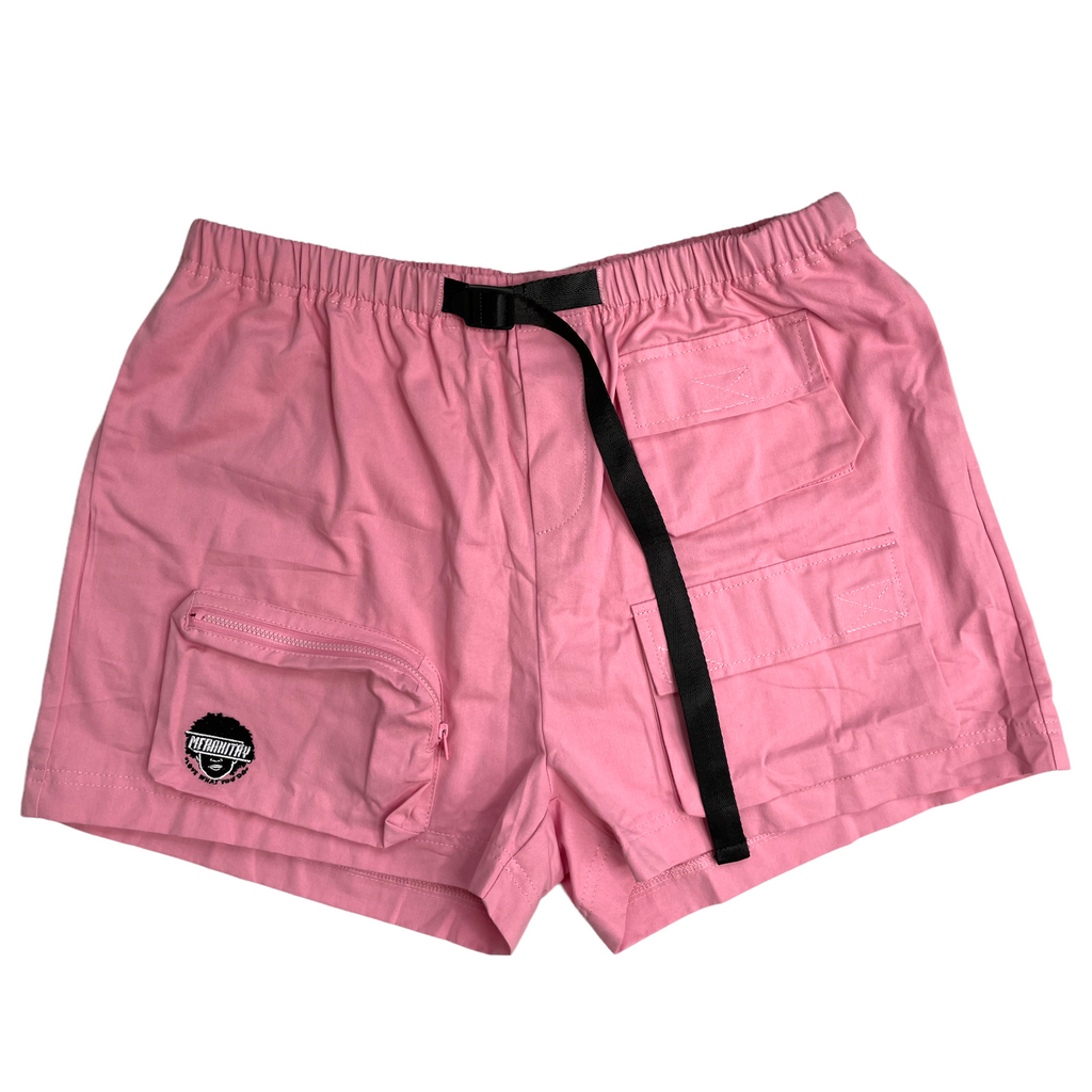 MerakiTay Pink Cargo Shorts | MerakiTay MerakiTay Pink Cargo Shorts | MerakiTay