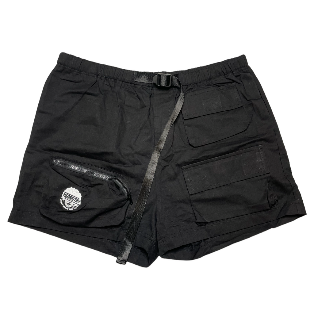 MerakiTay Black Cargo Shorts